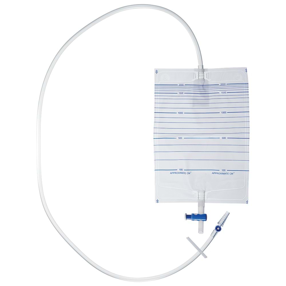 B4 İDRAR TORBASI - 2L, KAPALI SİSTEM, 90CM, STR