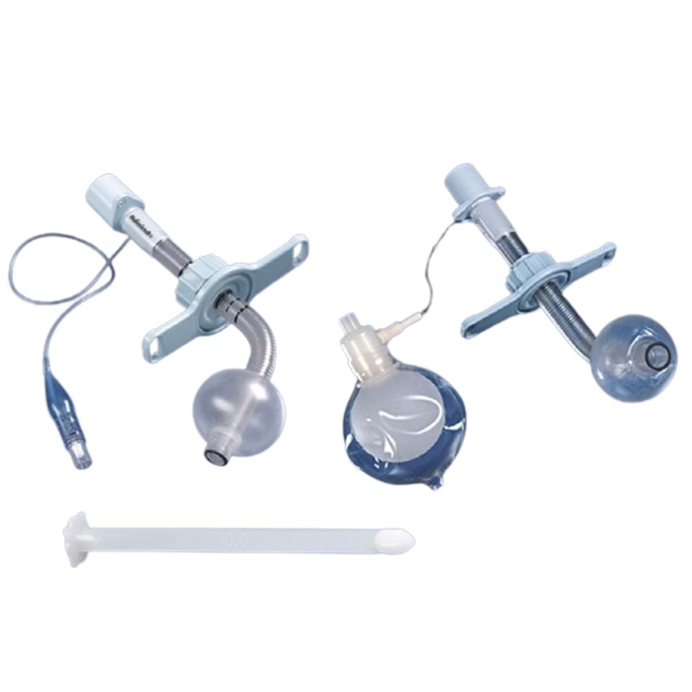 135-70 Hİ-LO TRAKEOSTOMİ TÜPÜ, KAFLI, AYARLANABİLİR FLANŞ, GÜÇLENDRİL