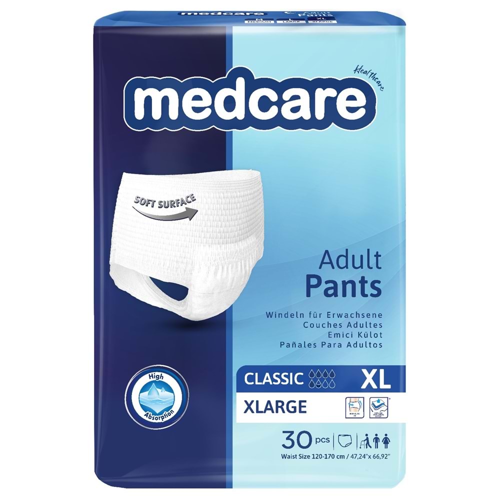 MEDCARE EMİCİ KÜLOT XLARGE 30 LUK
