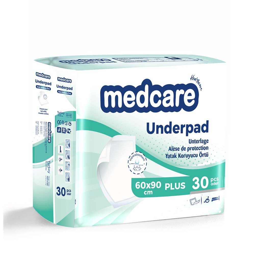MEDCARE YATAK KORUYUCU PLUS (YEŞİL) 44 GR 60*90 30 LUK