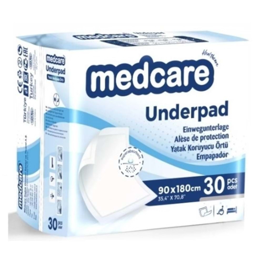 MEDCARE YATAK KORUYUCU 90*180 30 LUK (MAVİ) 62 GR
