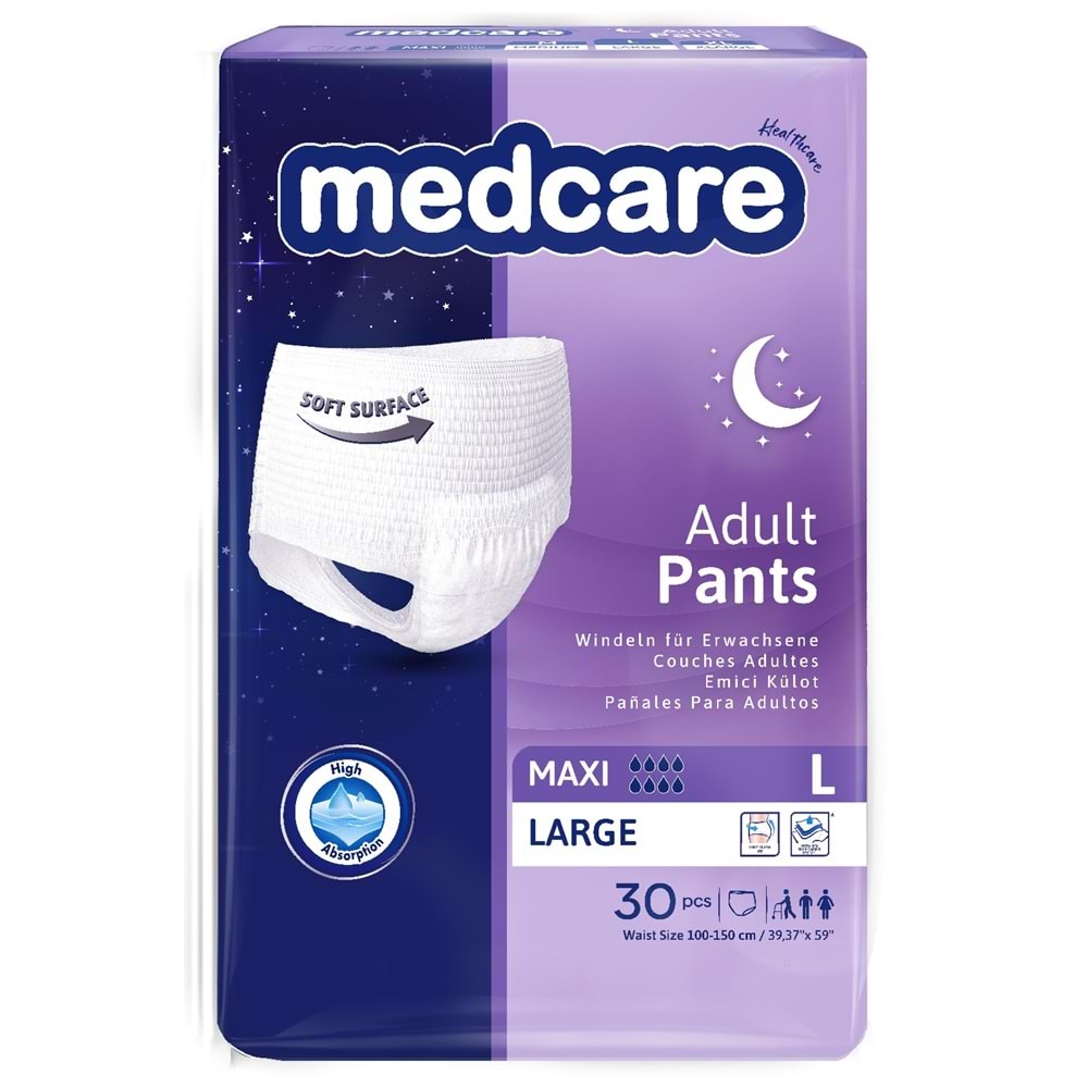 MEDCARE MAXİ EMİCİ KÜLOT LARGE 30 LUK