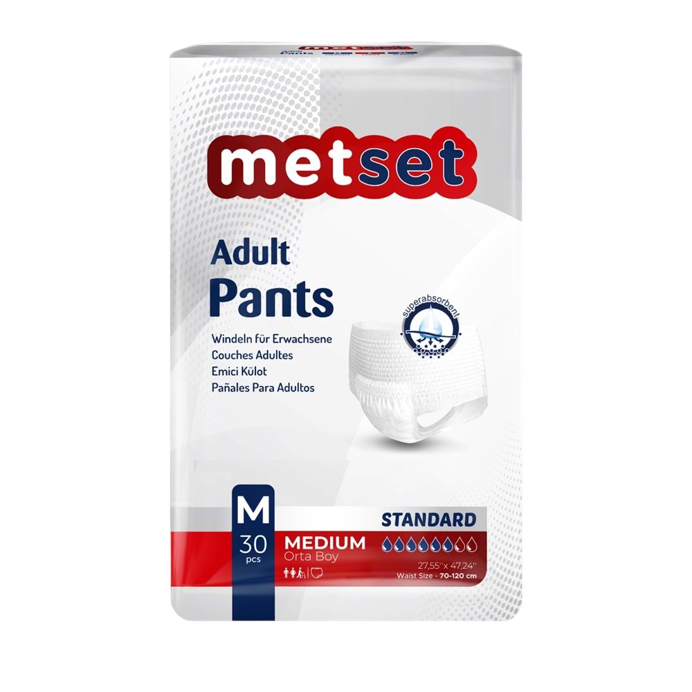 METSET EMİCİ KÜLOT MEDİUM 30 LUK