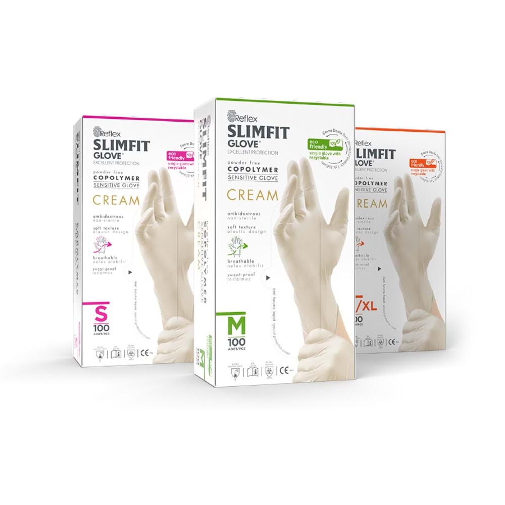 MUAYENE ELDİVENİ SLİMFİT GLOEVE KREM 100 LÜ -L