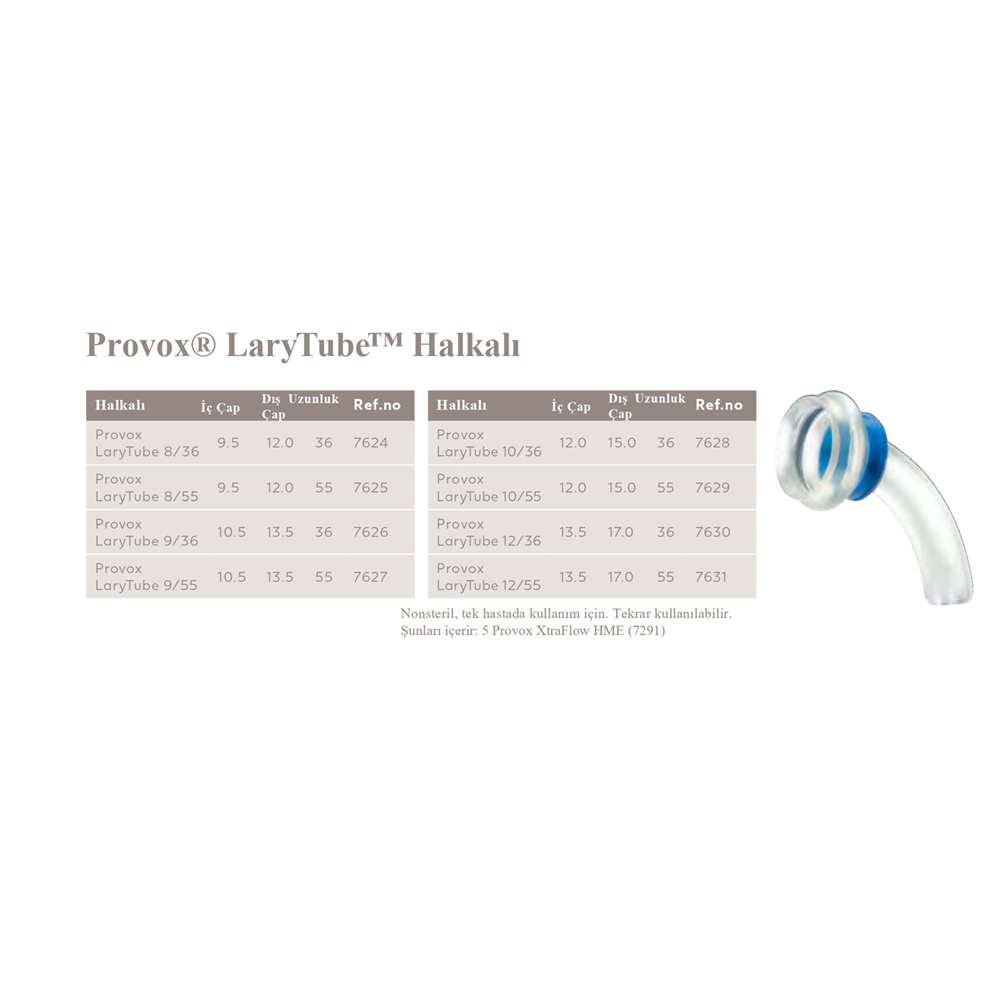 PROVOX LARYTUBE 8/36 WİTH RİNG