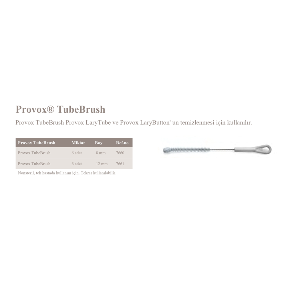 PROVOX KANÜL TEMİZLEME FIRÇASI 8 MM (6'LI PAKET)