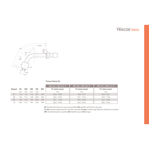 TRACOE VARİO EXTRA UZUN KAFLI BOYU AYARLANABİLİR SPİRAL TRAKEOSTOMİ KANÜLÜ NO:9