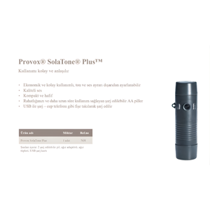 PROVOX SOLATONE PLUS