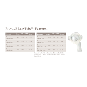 PROVOX LARYTUBE 10/55, FENESTRATED 7644