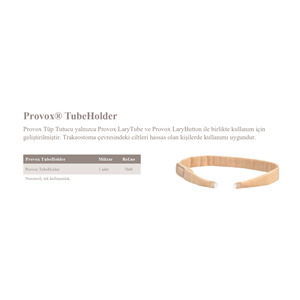 PROVOX TUBEHOLDER KANÜL BAĞI 7668