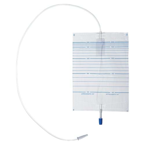 B3 İDRAR TORBASI - 2L, MUSLUKLU, 90CM, STERİL