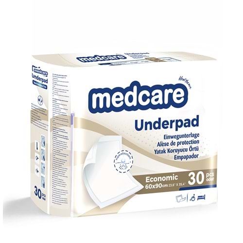 MEDCARE YATAK KORUYUCU EKONOMİK (BEJ) 30 GR 60*90 30 LUK
