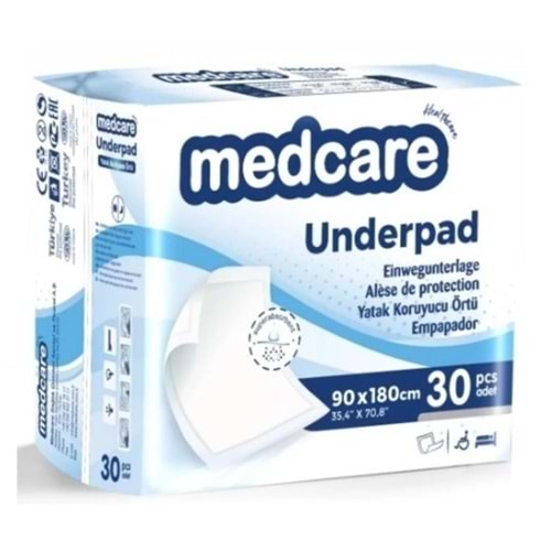 MEDCARE YATAK KORUYUCU 90*180 30 LUK (MAVİ) 62 GR
