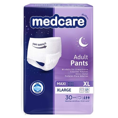 MEDCARE MAXİ EMİCİ KÜLOT XLARGE 30 LUK