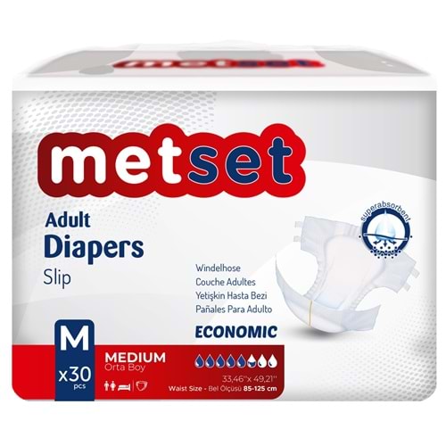 METSET STANDART BELBANTLI MEDİUM 30 LUK