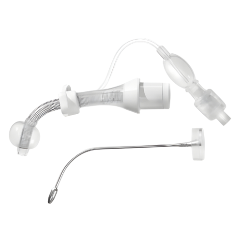 TRACOE KİDS SİLCOSOFT KAFLI PROKSİMAL UZUN BEBEK VE ÇOCUK SİLİKON TRAKEOSTOMİ KANÜLÜ NO:5.5
